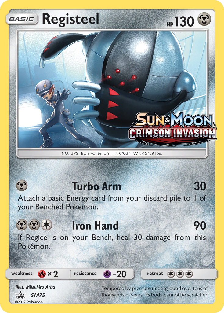 Sun & Moon Promo Registeel #75